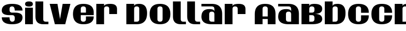 Silver Dollar font
