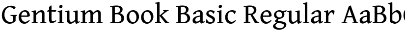 Gentium Book Basic Regular font