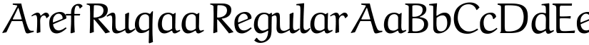 Aref Ruqaa Regular font
