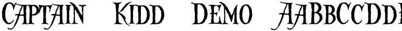 Captain Kidd font download