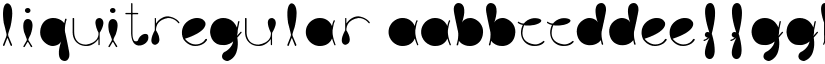liquitRegular font