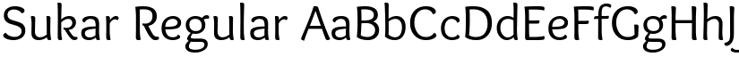 Sukar Regular font
