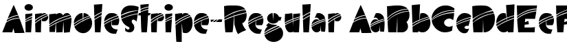 AirmoleStripe-Regular font
