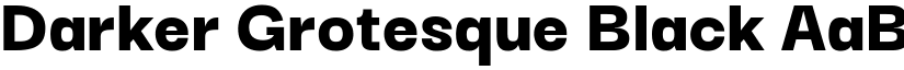 Darker Grotesque Black font