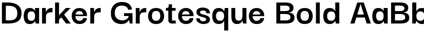 Darker Grotesque Bold font