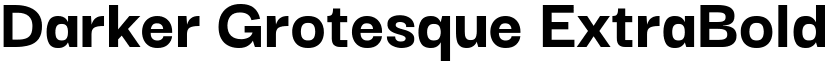 Darker Grotesque ExtraBold font