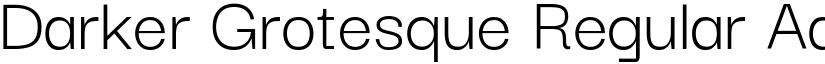 Darker Grotesque Regular font