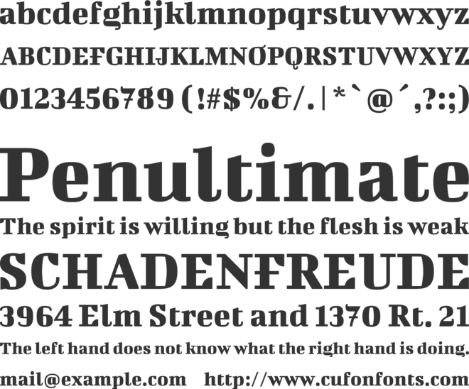 Bigshot One font preview