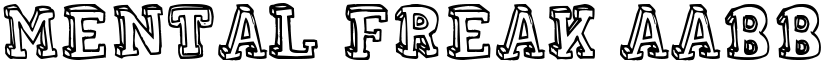 MENTAL FREAK font