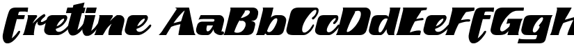 fretine font