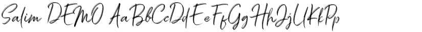 Salim DEMO font