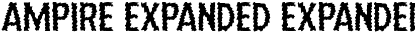 Ampire Expanded Expanded font