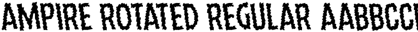 Ampire Rotated Regular font