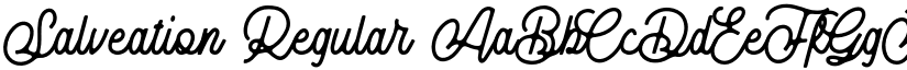 Salveation Regular font