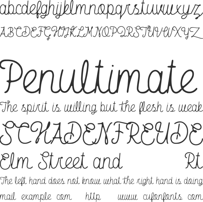 South East Free font preview