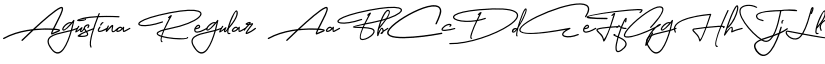 Agustina Regular font