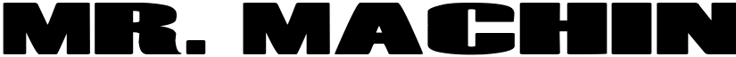 Mr. Machine Normal font