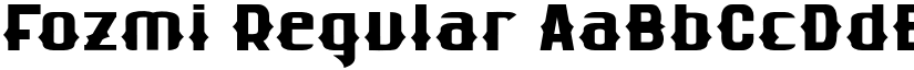 fozmi font download