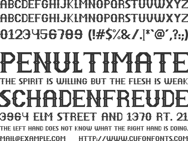 SENTHIR font preview