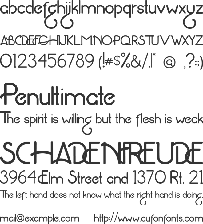 Fatjisti font preview