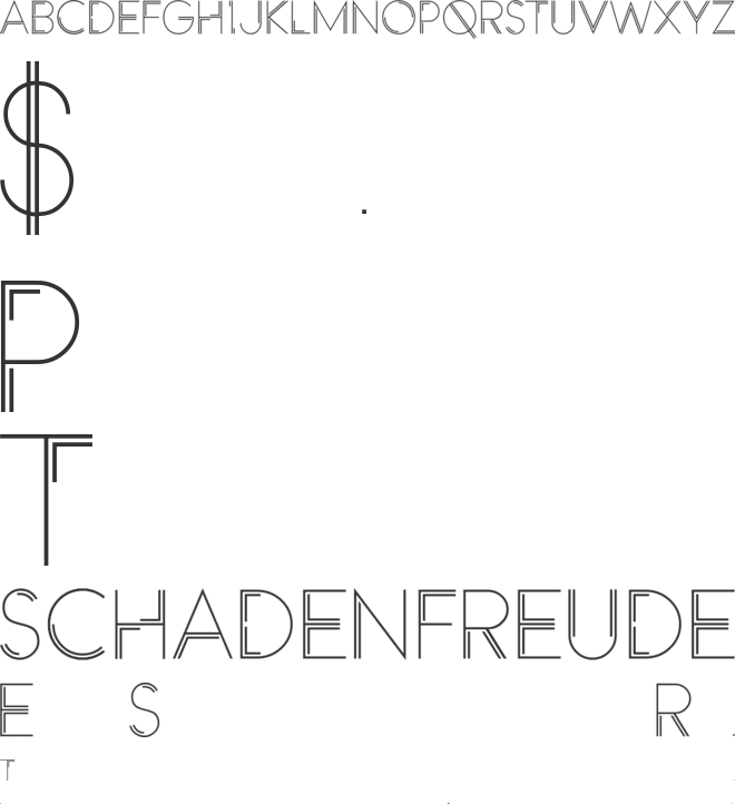 Racheto font preview