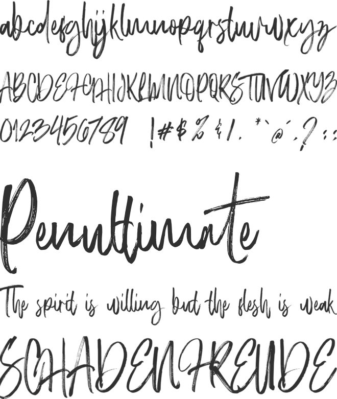 The Black Hat font preview