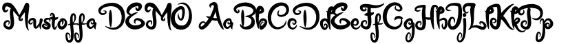 Mustoffa DEMO font