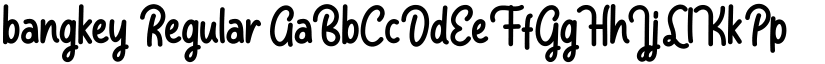 bangkey font download
