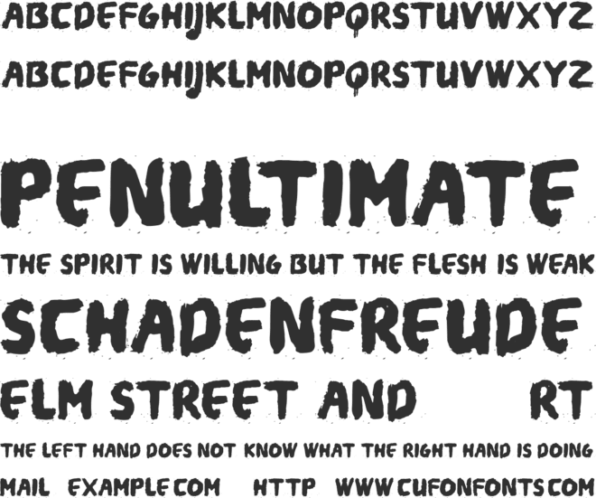 Gie Hike font preview