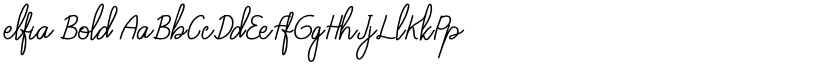 elfia Bold font