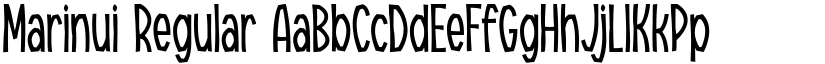 Marinui font download