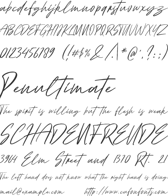 Katteline Rumadhon font preview