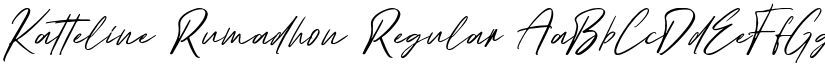 Katteline Rumadhon Regular font
