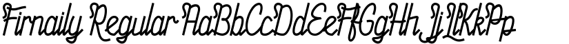Firnaily Regular font