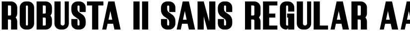 Robusta II Sans Regular font