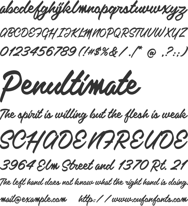 kalamaya font preview