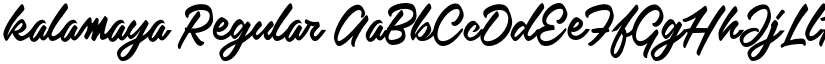 kalamaya Regular font