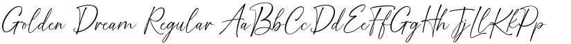 Golden Dream Regular font