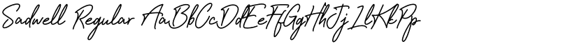Sadwell Regular font