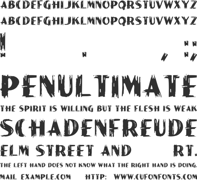 Paint Peel Initials font preview