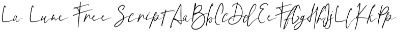 La Lune Free font download