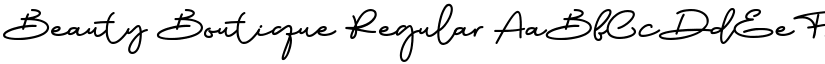 Beauty Boutique font download
