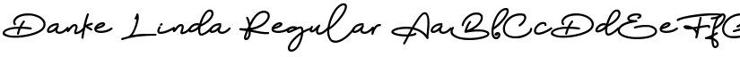 Danke Linda Regular font