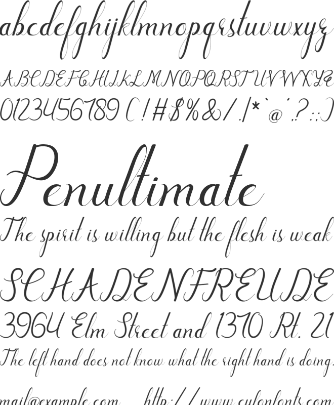 new lettering font preview