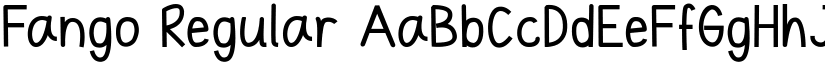 Fango Regular font