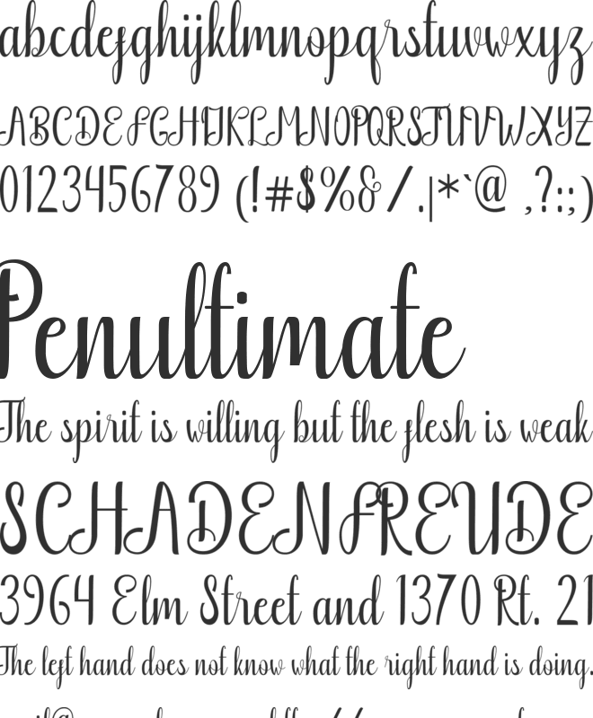 Cempalakuneng Free font preview