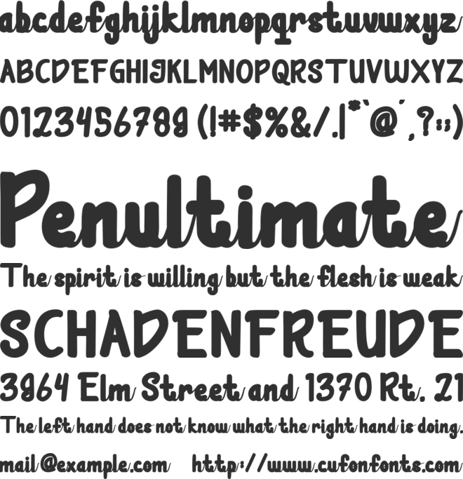 Tesalonica Script font preview