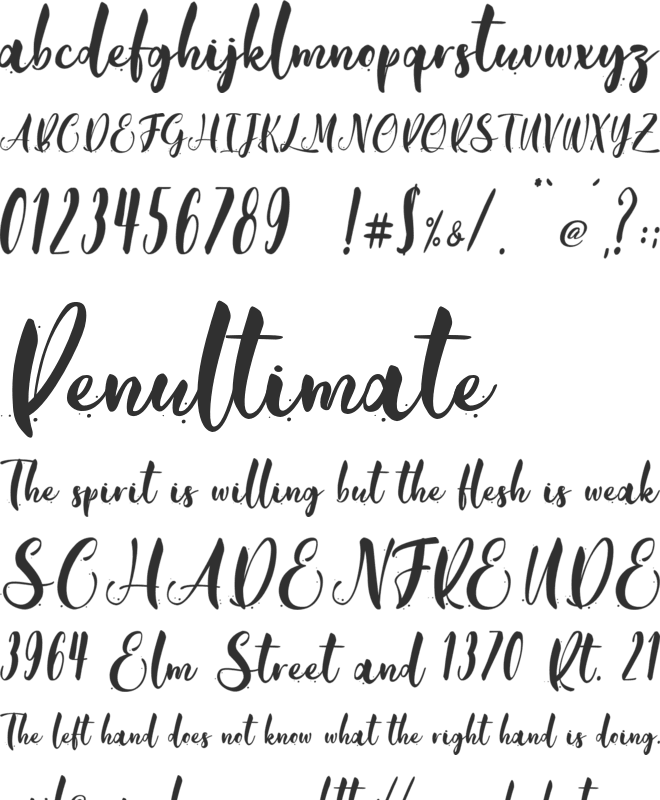 Real Gipsy - Personal Use font preview