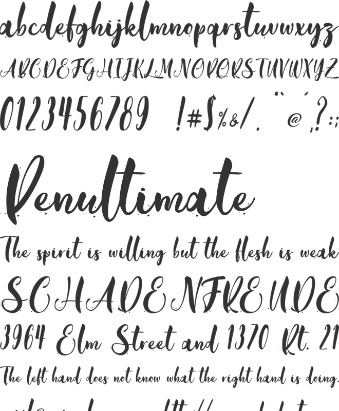 Real Gipsy - Personal Use font preview