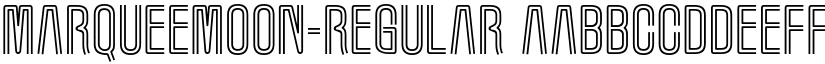 MarqueeMoon-Regular font